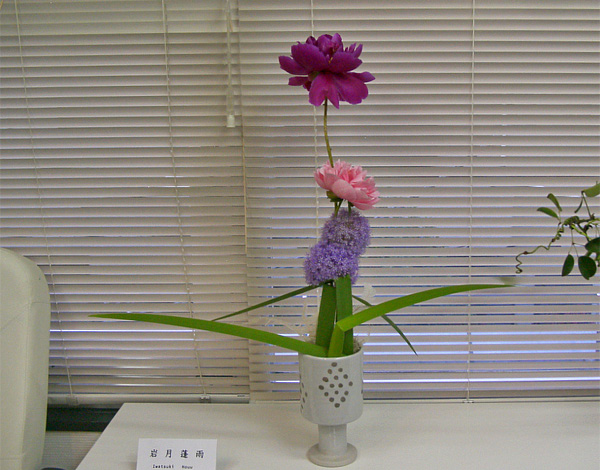 2012年5月24日木曜日、中田和子（なかだかずこ）教室展・岩月蓬雨さんの作品