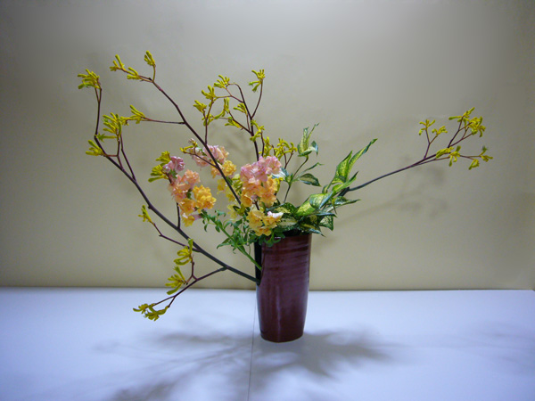 2011年5月19日木曜日、福島県郡山市・菅野草苑（かんのそうえん）教室で学ぶ石本草佳さんの作品