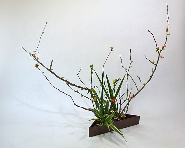 2012年4月13日金曜日、福島県郡山市・菅野草苑（かんのそうえん）教室で学ぶ石本草佳さんの作品